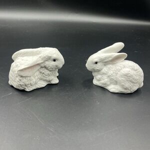 Dept 56 - Easter Collection - 1997 -  Set Of 2 Rabbits Bunnies